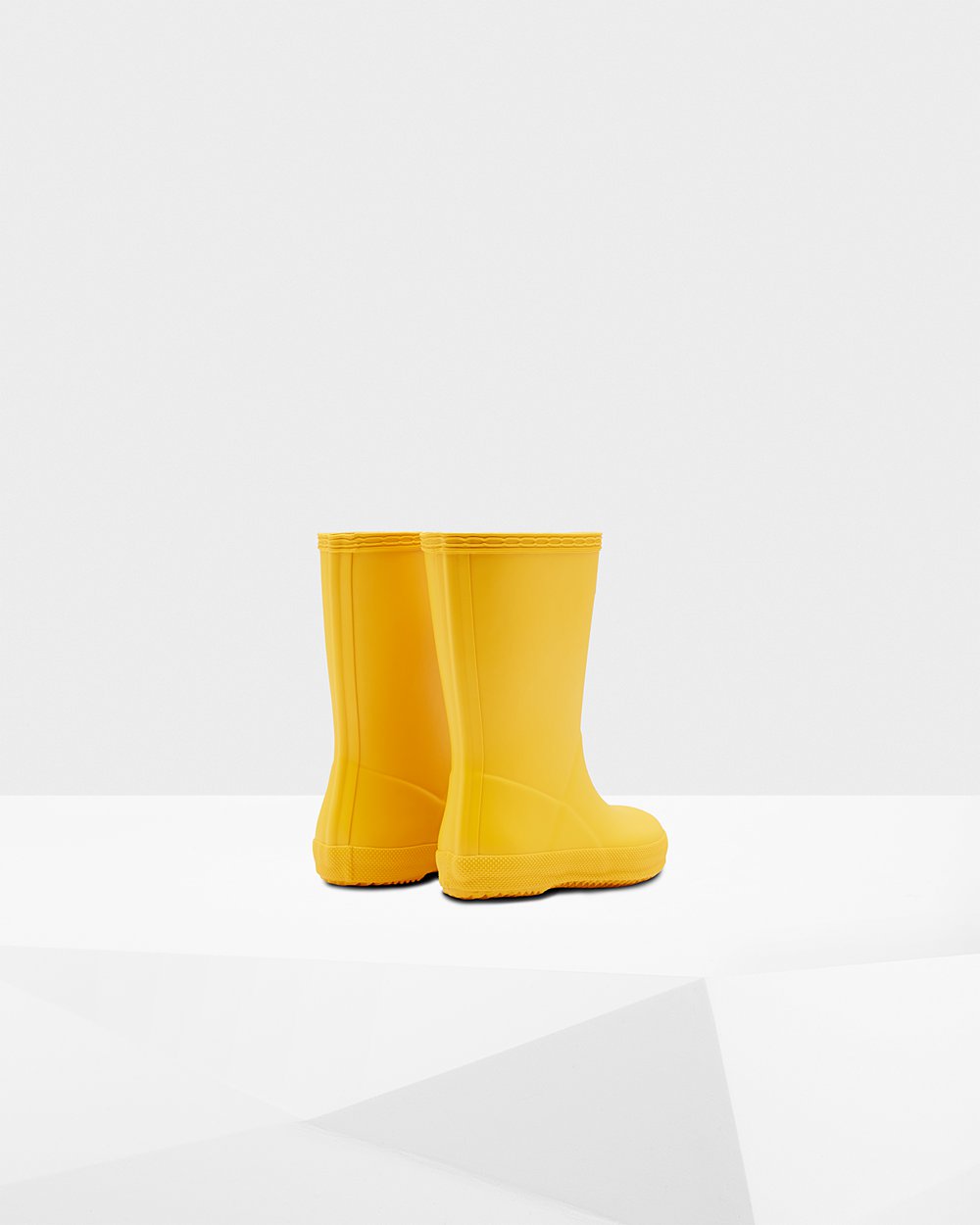 Hunter Niños Original First Classic - Botas de Lluvia Amarillo - 013-EMJHWG